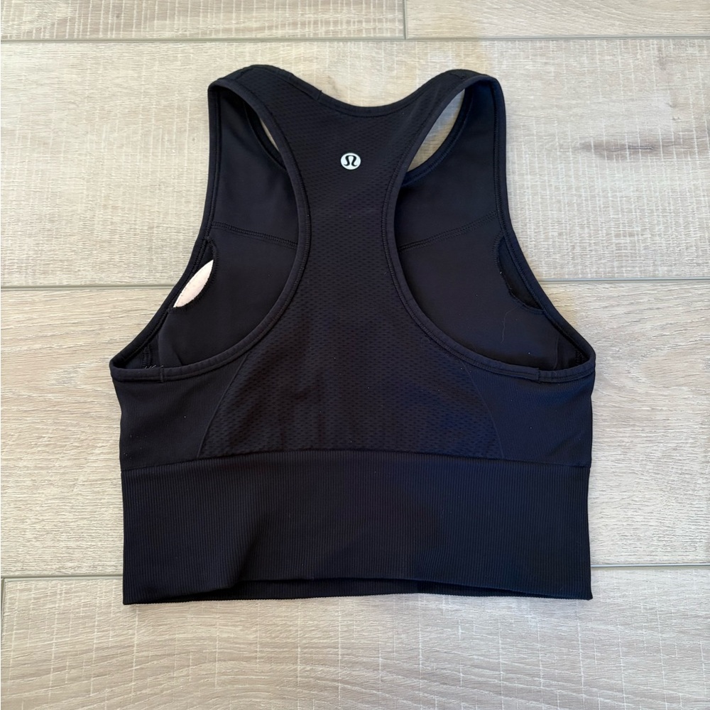 Lululemon ebb to train longline sports bra size 4 - Picture 4 of 6